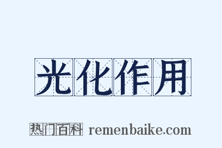 光化作用是什么意思的图片